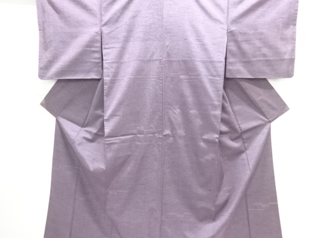 JAPANESE KIMONO / ANTIQUE KIMONO / SILK / TSUMUGI / WOVEN FLOWER CLASSICAL PATTERN